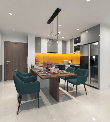 MẪU THIẾT KẾ NHÀ BẾP SANG TRỌNG