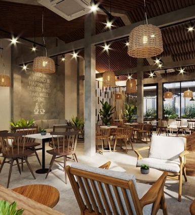 Thiết Kế Nội Thất Quán Cafe Phong cách Hiện Đại